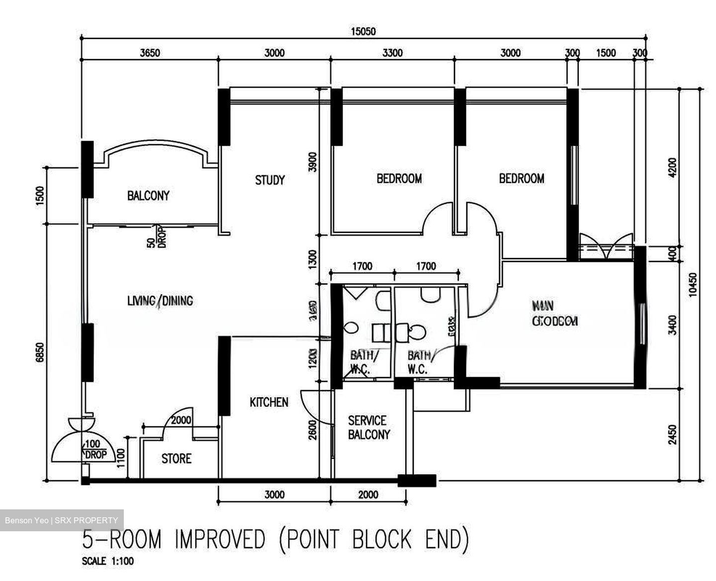Blk 153A Toa Payoh Sapphire (Toa Payoh), HDB 5 Rooms #613913631